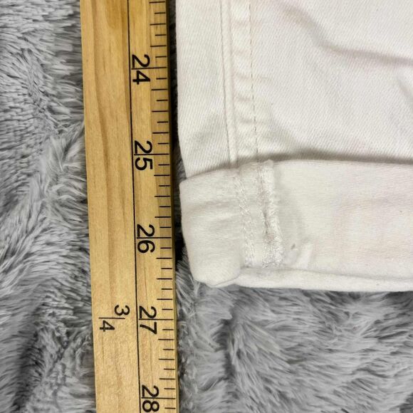 Lauren Conrad Jeans Women’s 12 High Rise Skinny Ankle White Denim Stretch Casual - Picture 6 of 7